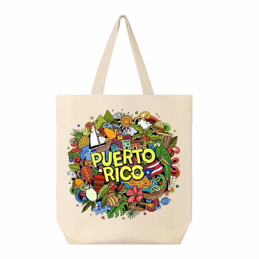 Isla del encanto tote bag