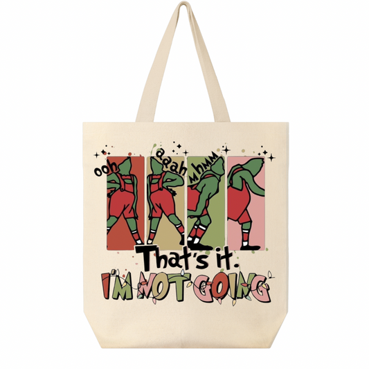 Grinch tote bag