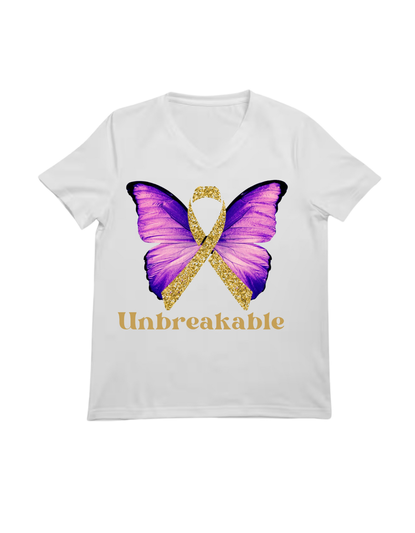 Unbreakable tee Vneck