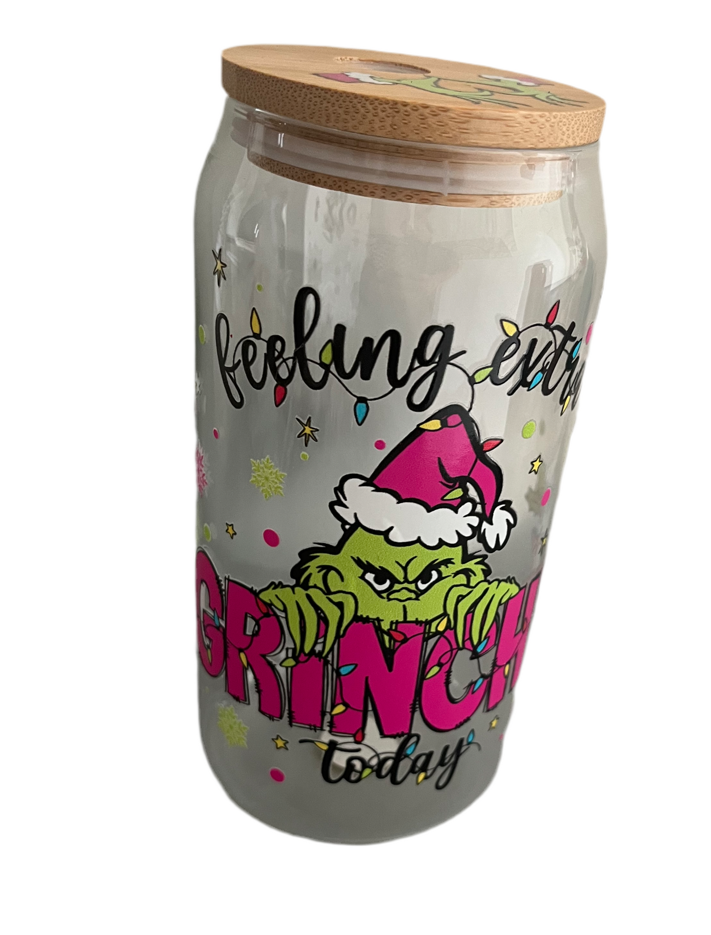 Feeling extra grinchy glass can