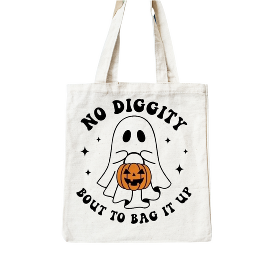 No diggity tote bag