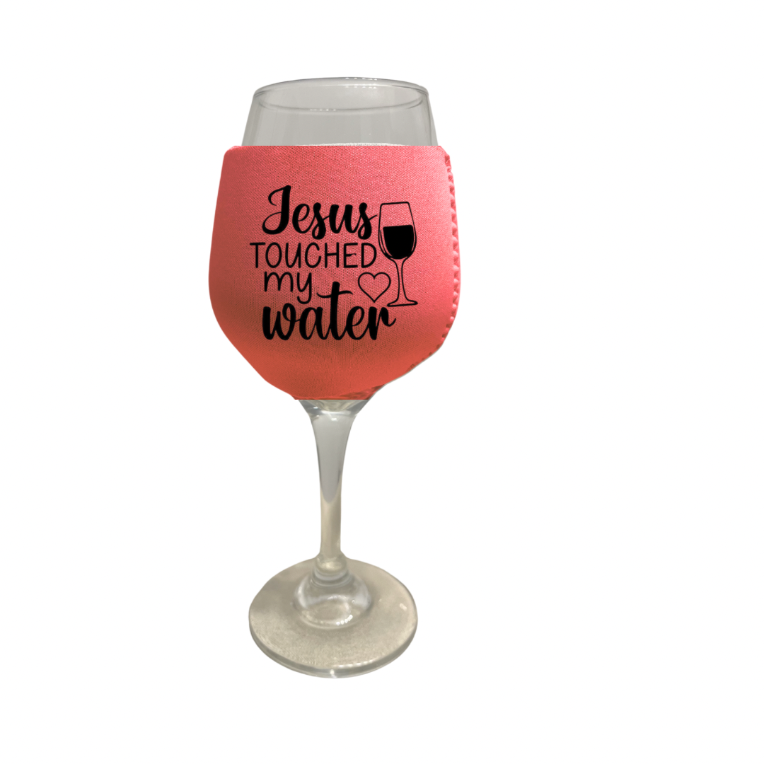 Wine glass Koozie