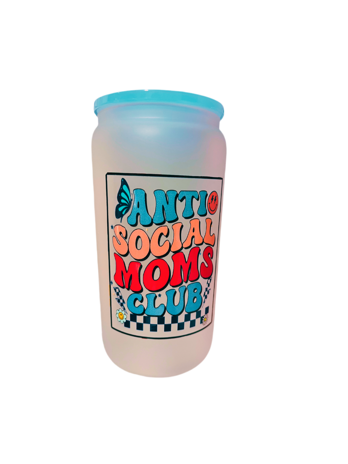 Frosted Mama Glass Can