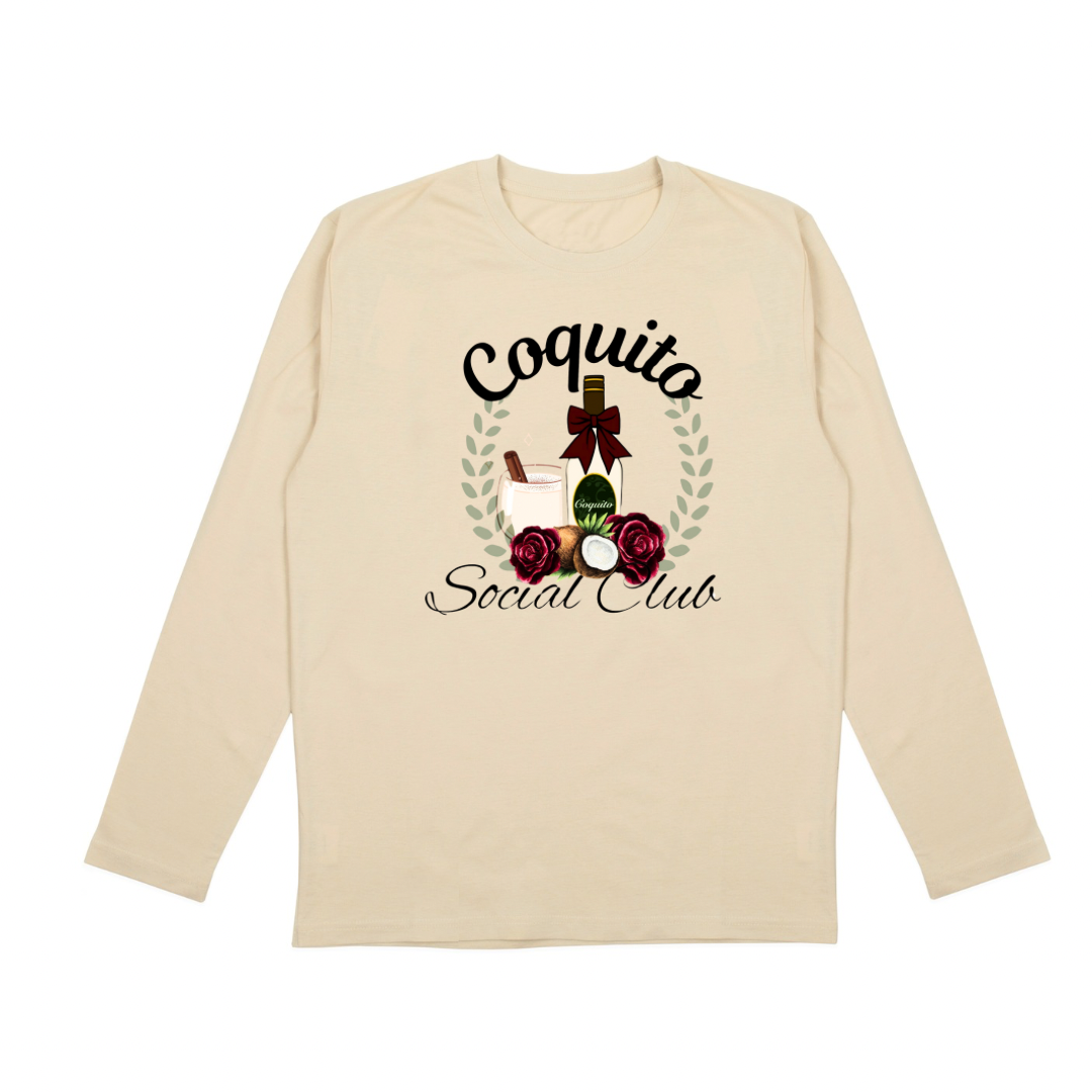 Coquito social club long sleeve shirt