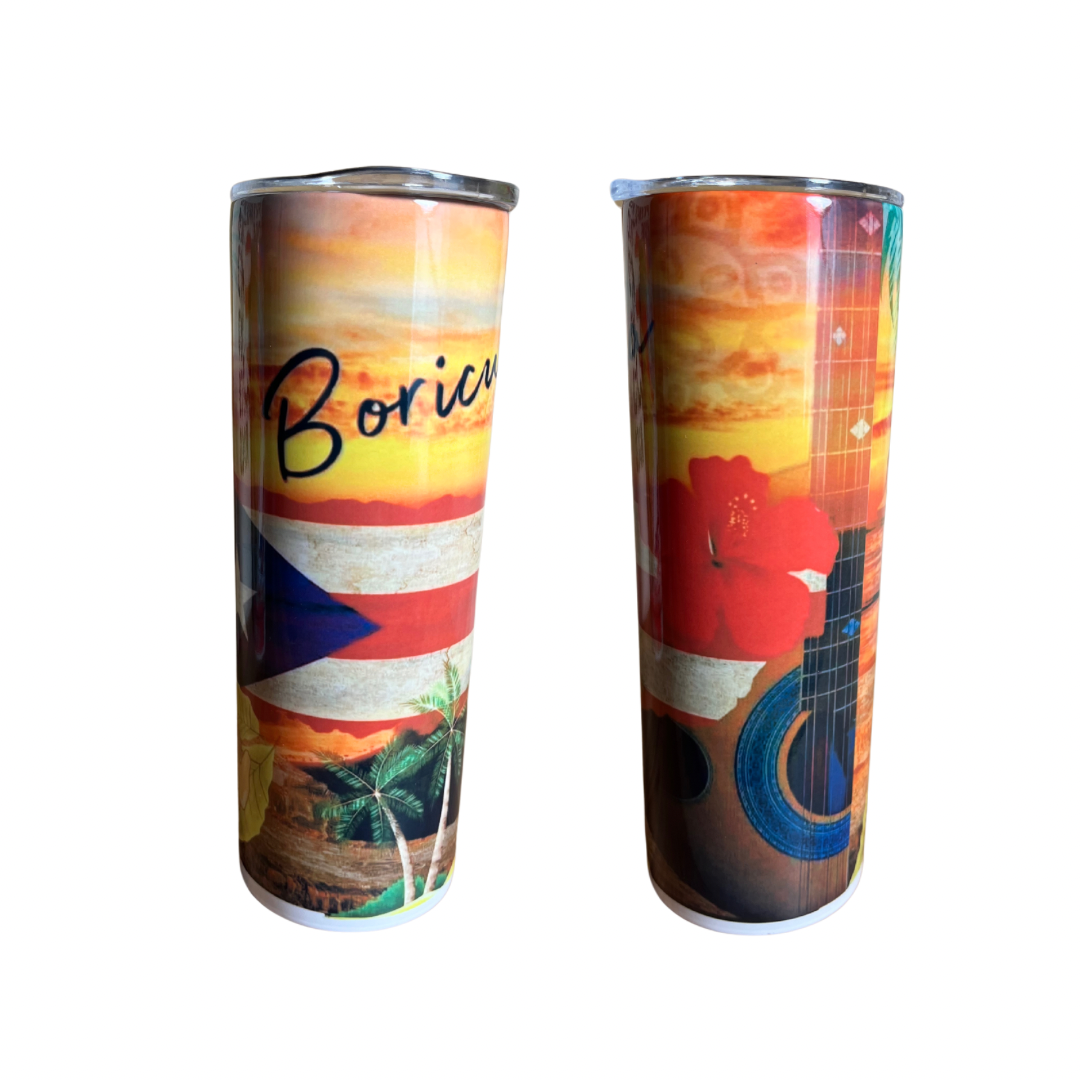 Boricua tumbler