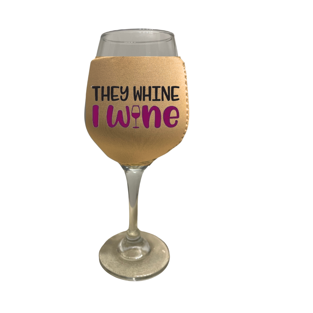 Wine glass Koozie