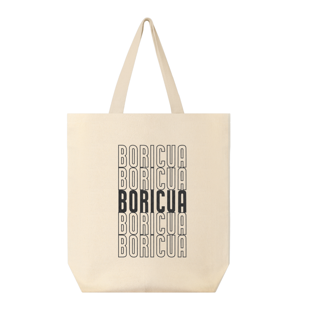 Boricua tote bag