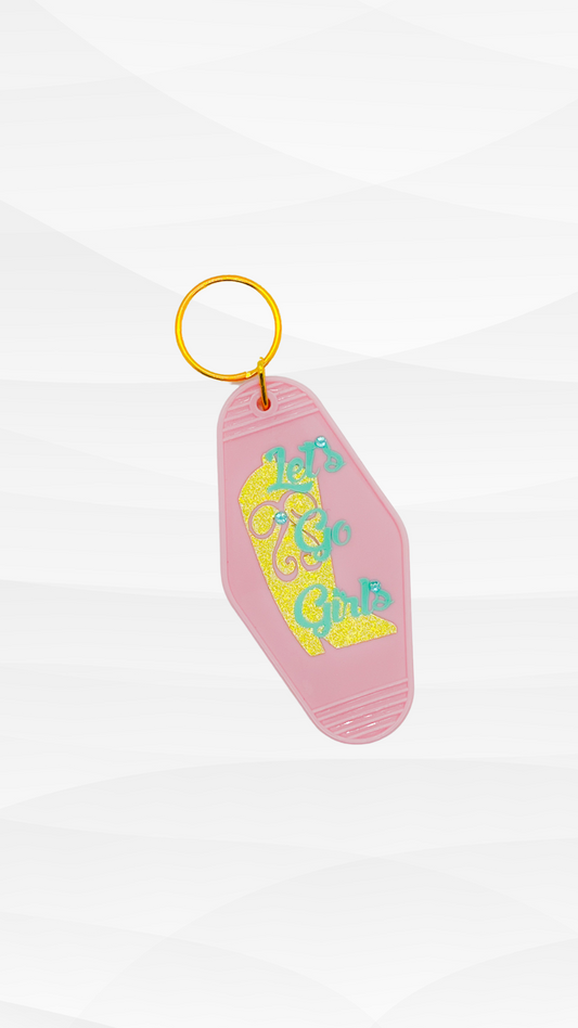 Let’s Go Girls Motel Keychain