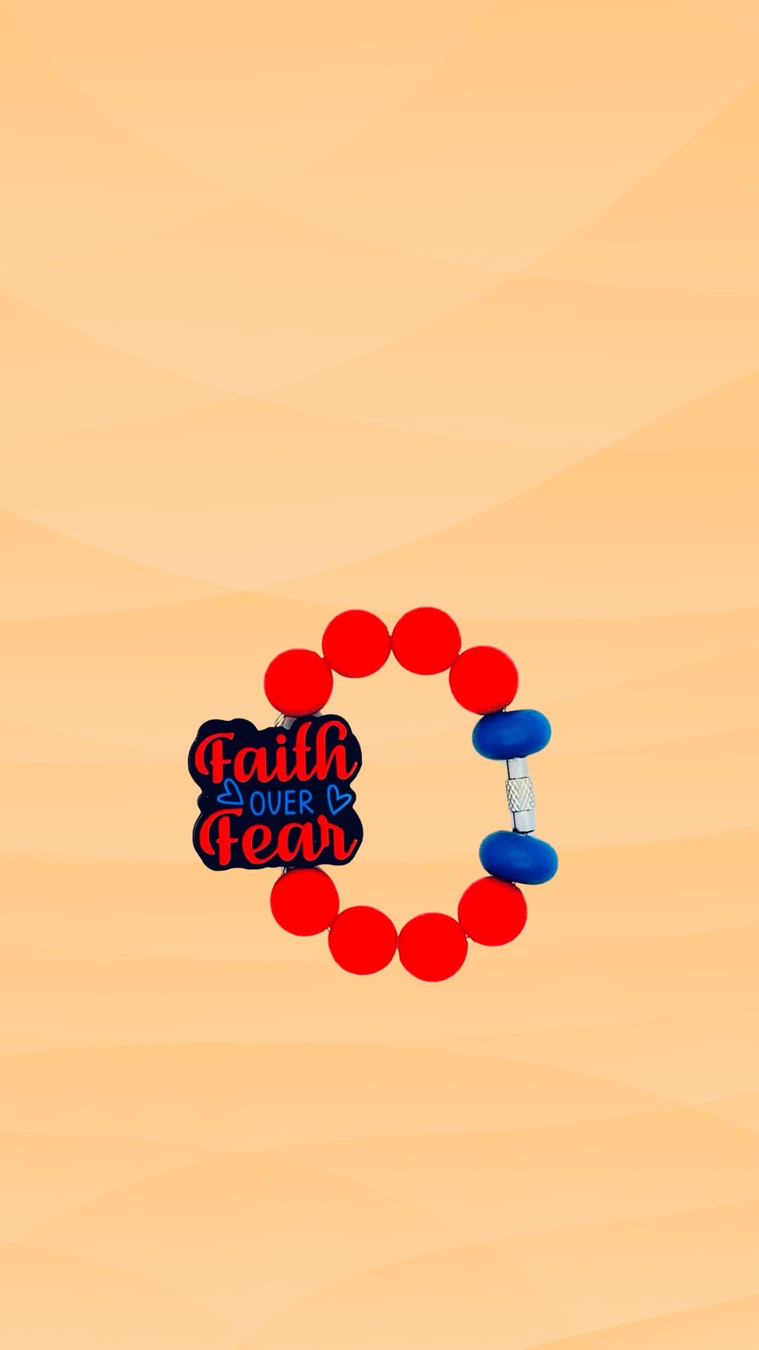 Faith over Fear Cup Charm